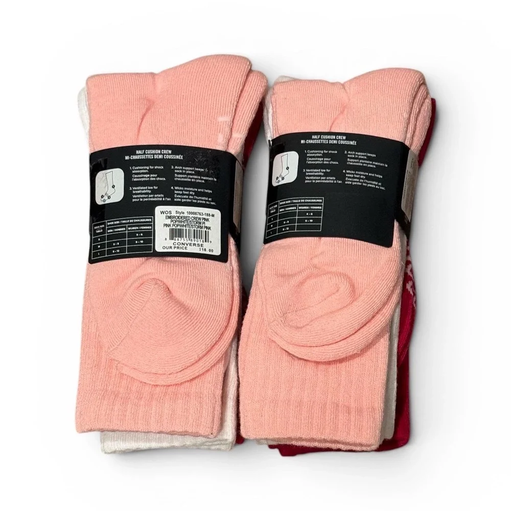 Converse Half Cushion Crew Socks